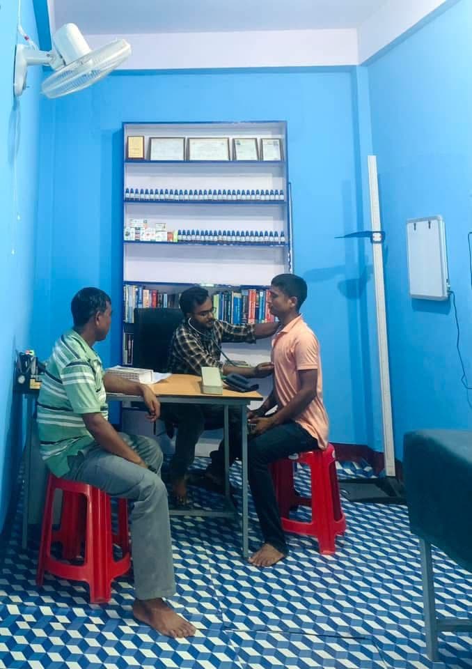 Doctor chamber at Care and Cure Homoeopathic Clinic